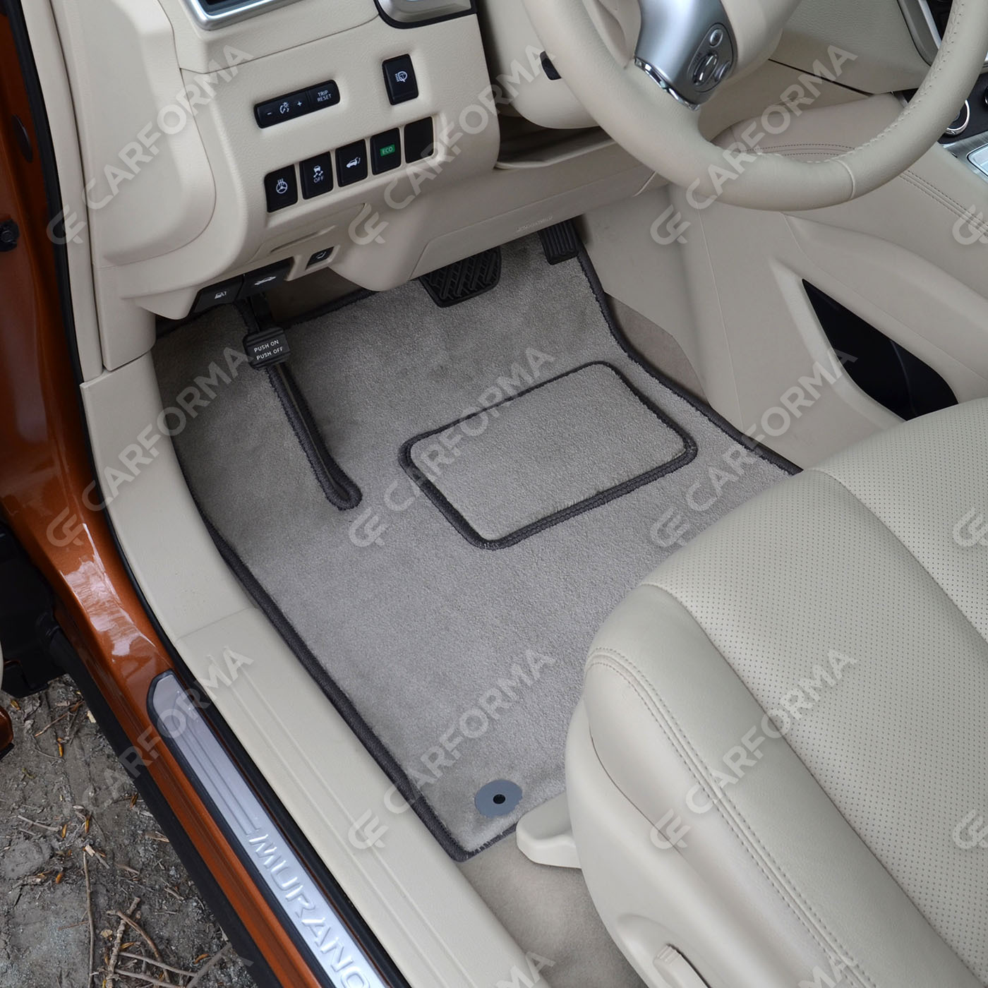 Ворсовые коврики на Nissan Murano (Z52) 2014&nbsp;-&nbsp;2022 в Архангельске