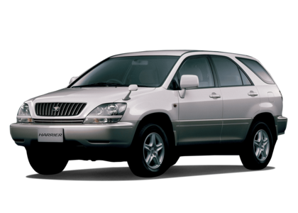 Ворсовые коврики на Toyota Harrier I 1997 - 2003 в Архангельске