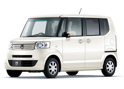 Ворсовые коврики на Honda N-BOX I 2011 - 2017 в Архангельске