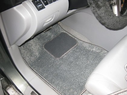 Ворсовые коврики на Toyota Highlander II 2007 - 2013 в Архангельске