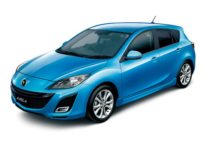 Ворсовые коврики на Mazda Axela II 2009 - 2013 в Архангельске