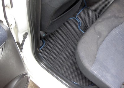 Ворсовые коврики на Honda Fit II 2007 - 2013 в Архангельске