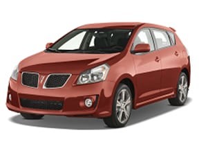 Ворсовые коврики на Pontiac Vibe II 2008 - 2013 в Архангельске