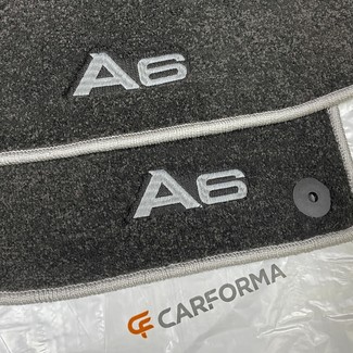 Ворсовые коврики на Audi A6 Allroad quattro (C7) 2012 - 2019 в Архангельске