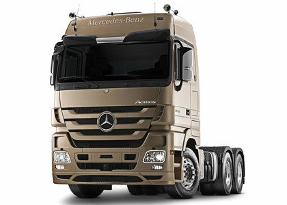 Ворсовые коврики на Mercedes Actros MP3 тягач 2008 - 2020 в Архангельске