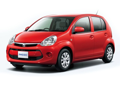 Ворсовые коврики на Toyota Passo II 2010 - 2016 в Архангельске