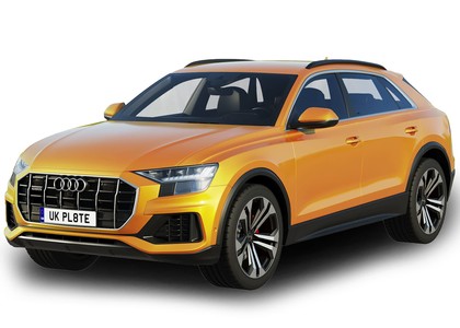 Ворсовые коврики на Audi Q8 2018 - 2025 в Архангельске