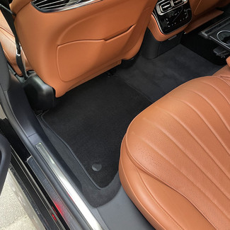 Ворсовые коврики на Mercedes S (W223, V223) 2020 - 2025 в Архангельске