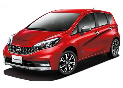 Ворсовые коврики на Nissan Note E-Power (E12) 2016 - 2020 в Архангельске