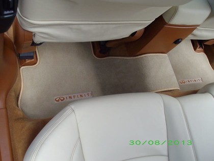 Ворсовые коврики на Infiniti FX I 2003 - 2008 в Архангельске