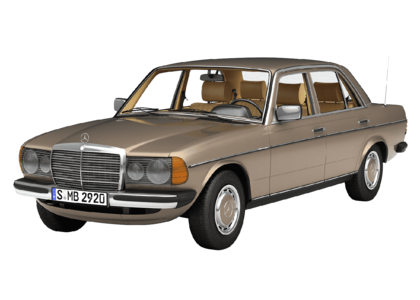 Ворсовые коврики на Mercedes W123 1975 - 1986 в Архангельске