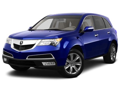 Ворсовые коврики на Acura MDX II 2006 - 2013 в Архангельске