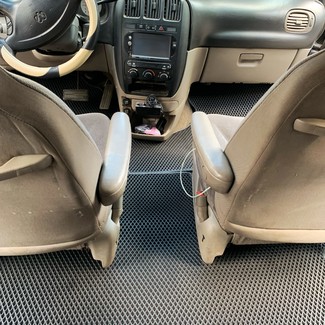Ворсовые коврики на Chrysler Voyager (RG) 2000 - 2008 в Архангельске
