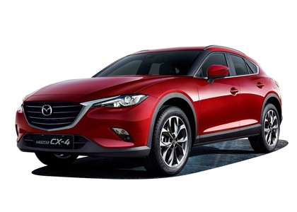 Ворсовые коврики на Mazda CX4 2016 - 2025 в Архангельске