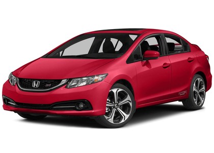Ворсовые коврики на Honda Civic IX 4d 2012 - 2015 в Архангельске