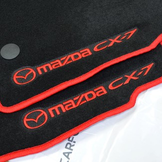 Ворсовые коврики на Mazda CX7 2006 - 2012 в Архангельске