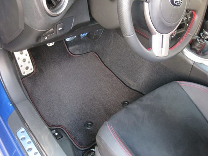 Ворсовые коврики на Subaru BRZ 2012 - 2020 в Архангельске