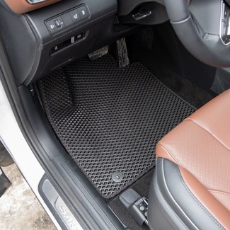 Ворсовые коврики на Hyundai Santa Fe IV рестайлинг 2020 - 2025 в Архангельске