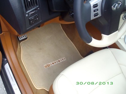 Ворсовые коврики на Infiniti FX I 2003 - 2008 в Архангельске