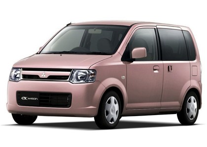 Ворсовые коврики на Mitsubishi eK Wagon II 2006 - 2013 в Архангельске