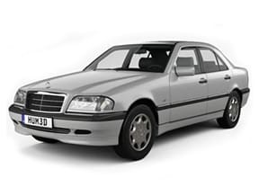 Ворсовые коврики на Mercedes C (W202) 1993 - 2000 в Архангельске