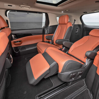Коврики на KIA Carnival IV 7 мест с оттоманками 2020 - 2025 в Архангельске