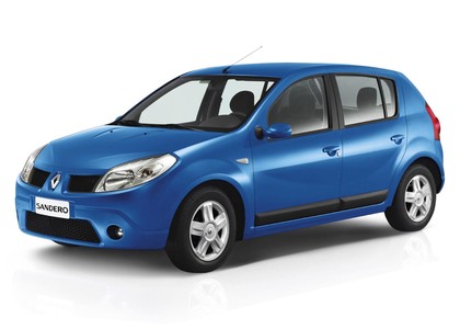 Ворсовые коврики на Renault Sandero I 2009 - 2014 в Архангельске