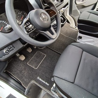Ворсовые коврики на Mercedes Sprinter (W907/W910) 2018 - 2025 в Архангельске