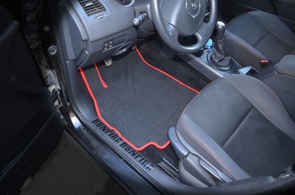Ворсовые коврики на Renault Megane II 2002 - 2008 в Архангельске