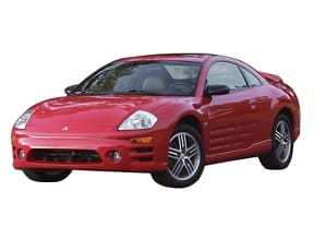 Ворсовые коврики на Mitsubishi Eclipse III 1999 - 2005 в Архангельске