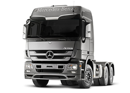 Ворсовые коврики на Mercedes Actros MP3 тягач 2008 - 2020 в Архангельске
