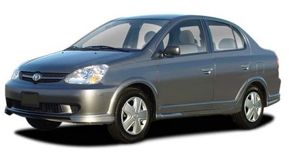 Ворсовые коврики на Toyota Echo 1999 - 2006 в Архангельске