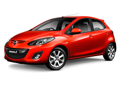 Ворсовые коврики на Mazda 2 2007 - 2015 в Архангельске