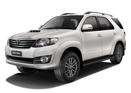 Ворсовые коврики на Toyota Fortuner I 2004 - 2015 в Архангельске