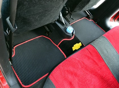 Ворсовые коврики на Chevrolet Aveo I 2002 - 2012 в Архангельске