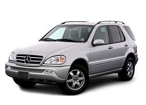 Ворсовые коврики на Mercedes ML (W163) 1997 - 2005 в Архангельске