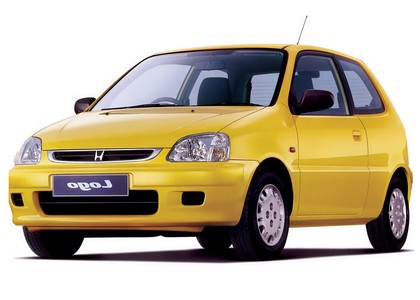 Ворсовые коврики на Honda Logo 1996 - 2001 в Архангельске