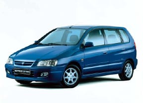 Ворсовые коврики на Mitsubishi Space Star 1998 - 2005 в Архангельске