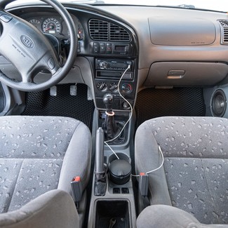 Ворсовые коврики на KIA Spectra 2000 - 2011 в Архангельске