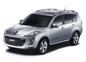 Ворсовые коврики на Peugeot 4007 2007 - 2012 в Архангельске