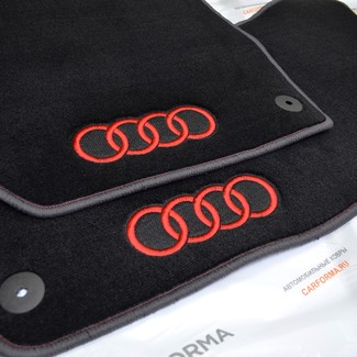 Ворсовые коврики на Audi A4 (B9) 2015 - 2025 в Архангельске