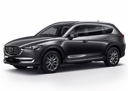 Ворсовые коврики на Mazda CX8 2017 - 2023 в Архангельске