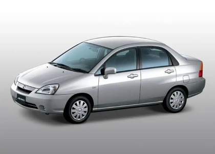 Ворсовые коврики на Suzuki Aerio I 2001 - 2004 в Архангельске
