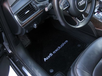 Ворсовые коврики на Audi A6 Allroad quattro (C7) 2012 - 2019 в Архангельске