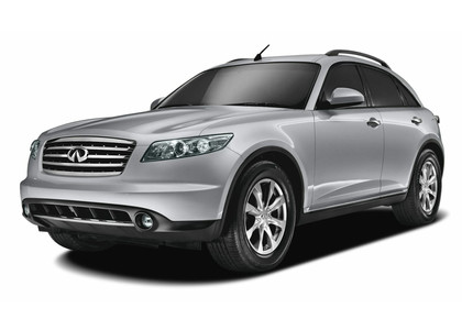 Ворсовые коврики на Infiniti FX I 2003 - 2008 в Архангельске