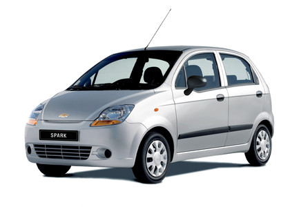 Ворсовые коврики на Chevrolet Spark II 2005 - 2010 в Архангельске