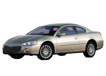 Ворсовые коврики на Chrysler Sebring II Coupe 2000 - 2006 в Архангельске