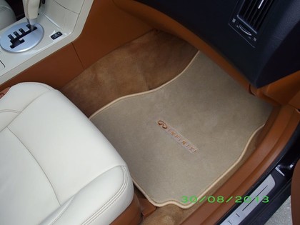 Ворсовые коврики на Infiniti FX I 2003 - 2008 в Архангельске