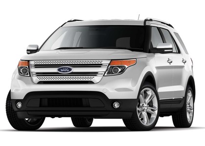 Ворсовые коврики на Ford Explorer V 2010 - 2019 в Архангельске