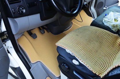 Ворсовые коврики на Volkswagen Crafter I 2006 - 2017 в Архангельске